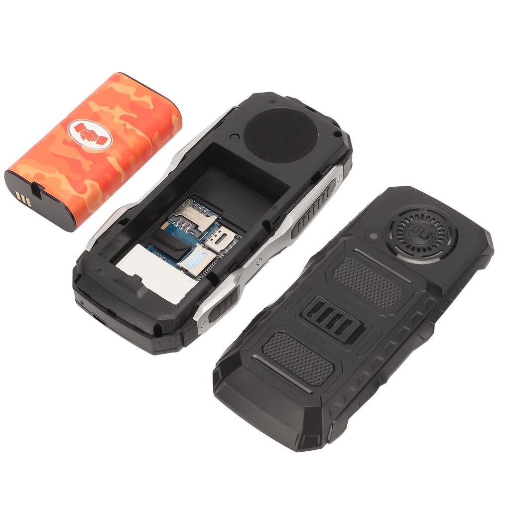 2G старший сотовый телефон 2.8in HD экран 3D большая кнопка две карты старший сотовый телефон с фонариком черный