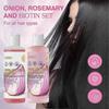 Onion Biotin & Rosemary Shampoo Conditioner Set, Natural Hair Care, Growth Shampoo Suitable for All Hair Types, Relieving Hair Loss, Promoting Hair Gr