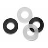 50 шт. M2 M2,5 M3 M4 M5 M6 M8 M10 M12 M14 M16 M18 M20 Белый Черный Нейлон Пластик Плоская Шайба Плоская Прокладка Изоляционные Уплотнения Прокладка Кольцо