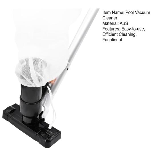 Набор пылесоса для бассейна Очиститель дна бассейна с фильтр-мешком Телескопическая штанга ?Ручной пылесос для чистки бассейна, пруда, гидромассажной ванны, листьев и мусора