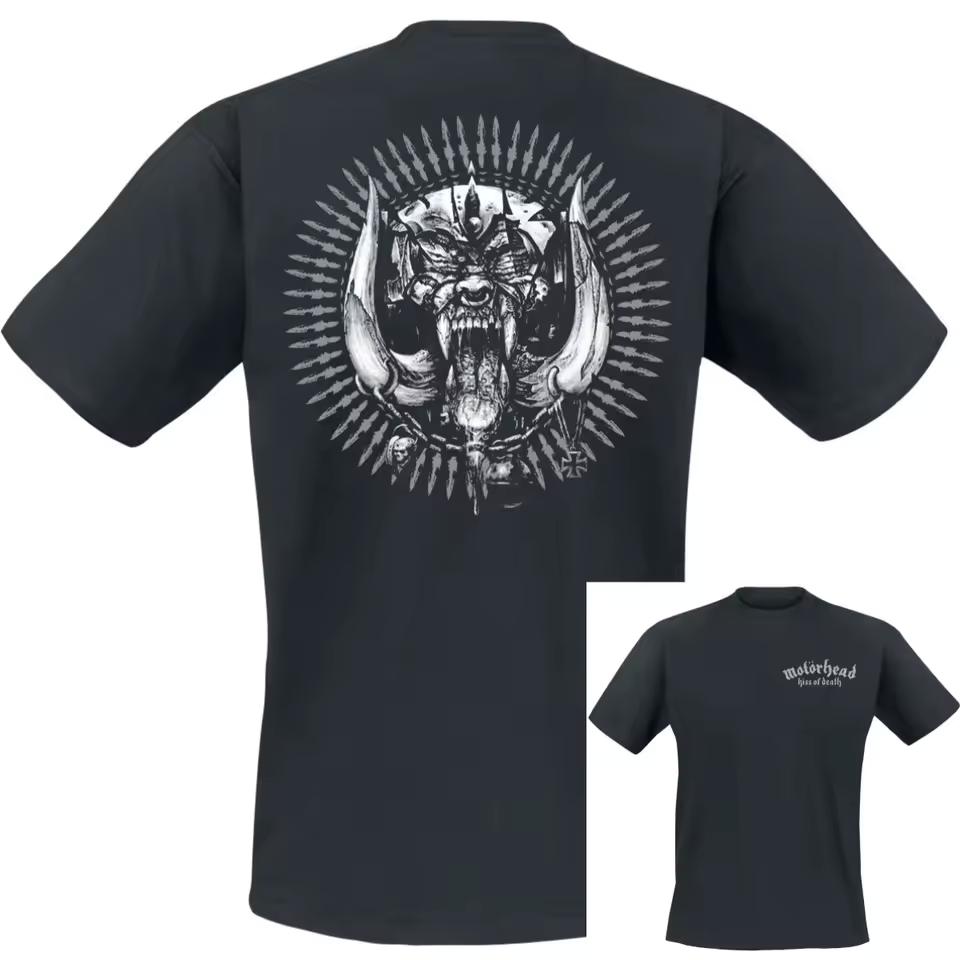 50 Years of Motörhead Motörhead T-Shirt Men Women Vintage Metal Rock Band Graphic Tee Cotton Summer Streetwear Top