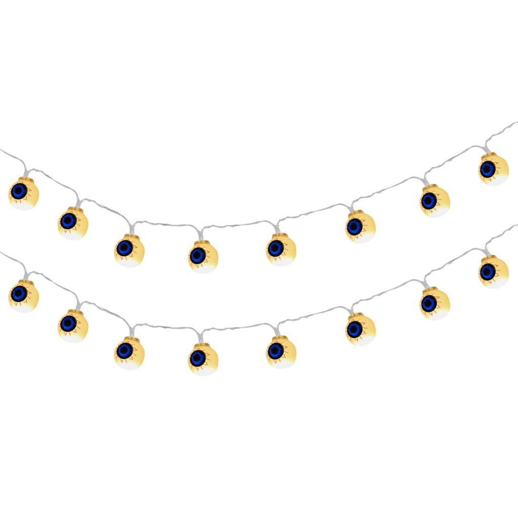 Тыквы Призрачные Черепа Праздничная Вечеринка Украшения Светодиодная Гирлянда из тыквенных светильников на Хэллоуин