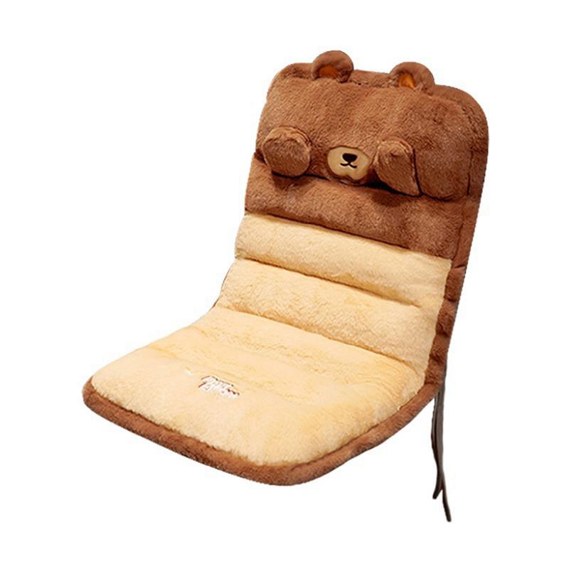 Для внедорожника плюшевые подушки сиденья автомобиля комплект мультфильм передние плюшевые подушки сиденья накладки комфорт протектор сиденья накладка зимний протектор для грузовика