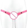 Pink Male Penis Ring Chastity Cage Auxiliary Belt Anti-off Device Elastic Belt Adjustable Underwear Rope Scrotum Ring Sex ToyHot