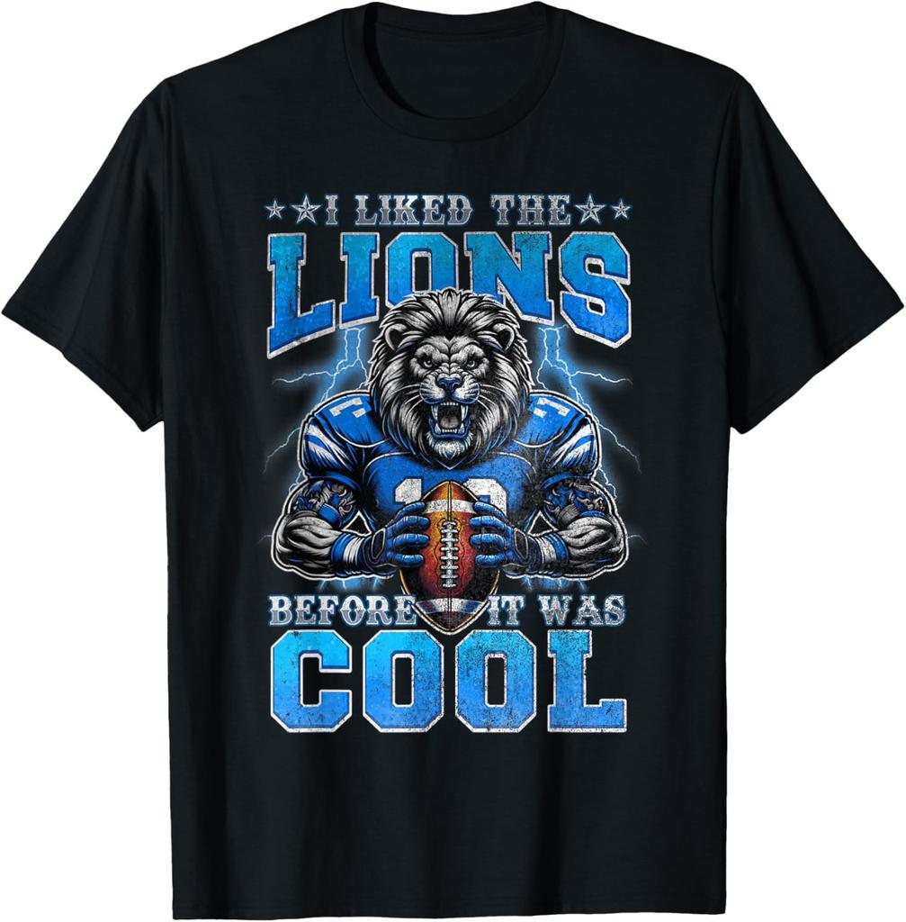 Lions Fan Since Before It Was Cool Football Pride Unisex T-Shirt