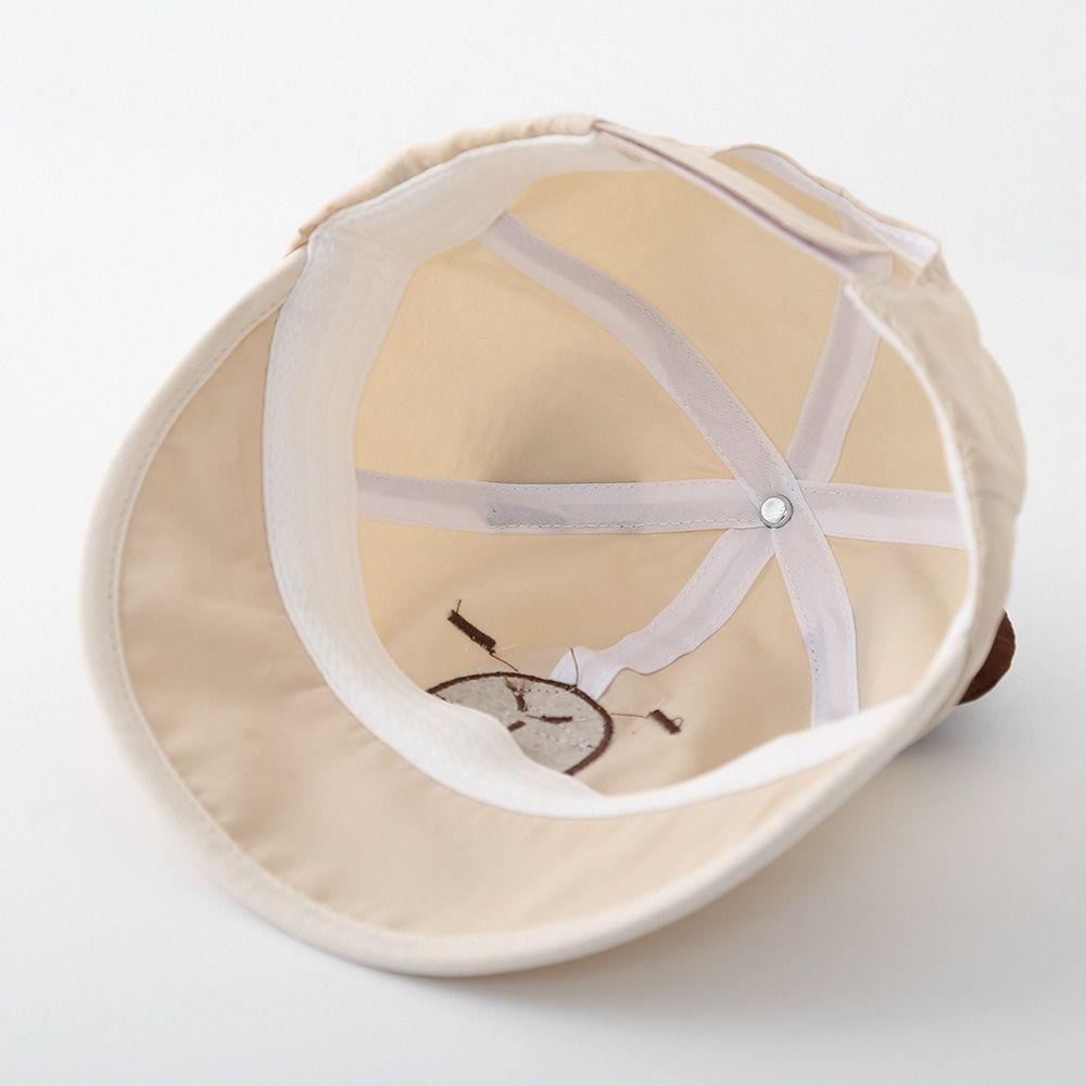 Spring Summer Newborn Bonnet Cute Capybara Sunscreen Hat New Baby Bucket Hat  1-3y