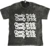 Cheap Trick Штатный логотип Рок-музыка на 100% хлопковой винтажной стираной футболке Унисекс