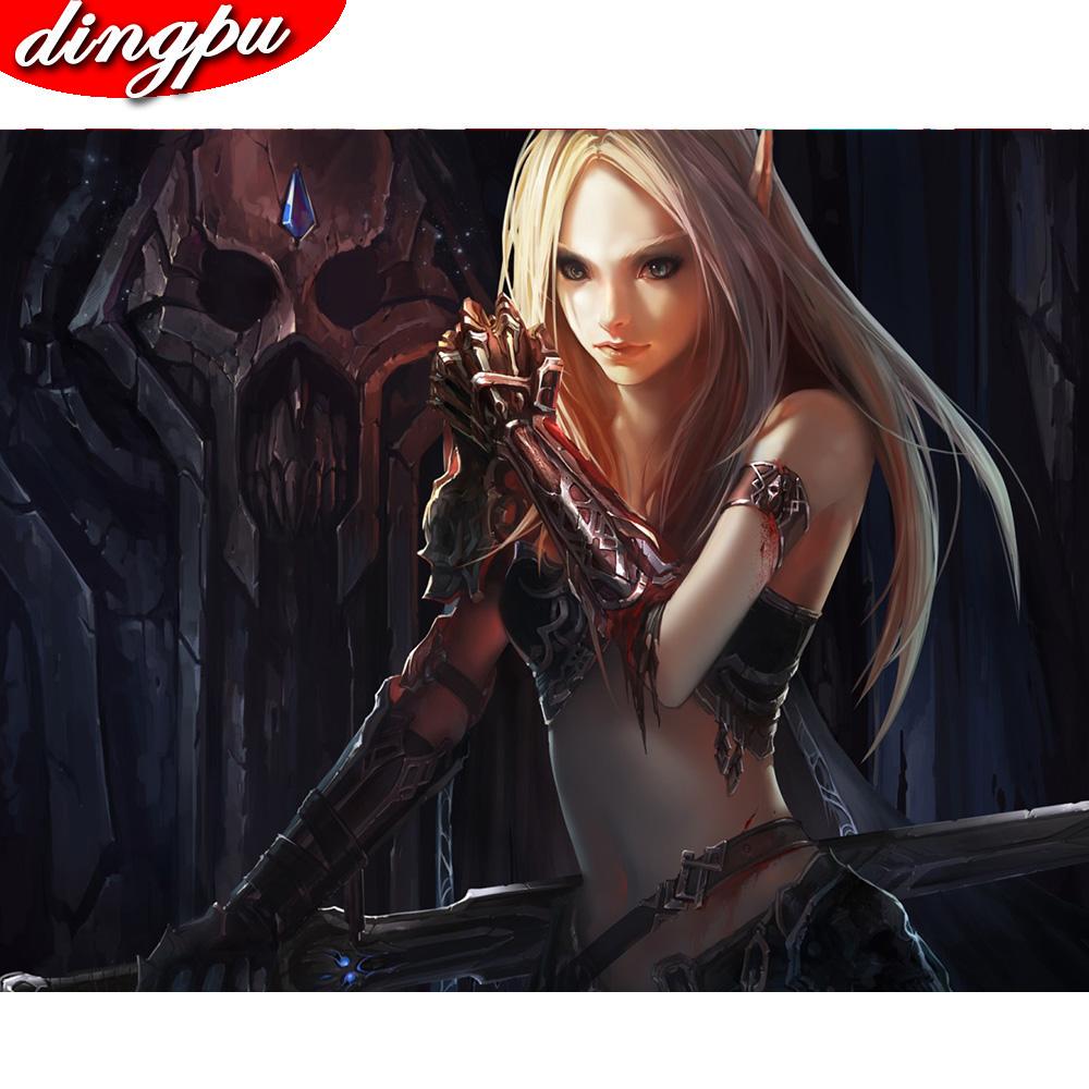 Сделай сам Алмазная мозаика Животное Волк Рукоделие Полная Круглая Алмазная Живопись Вышивка Крестом Алмаз Кристалл Настенное Искусство