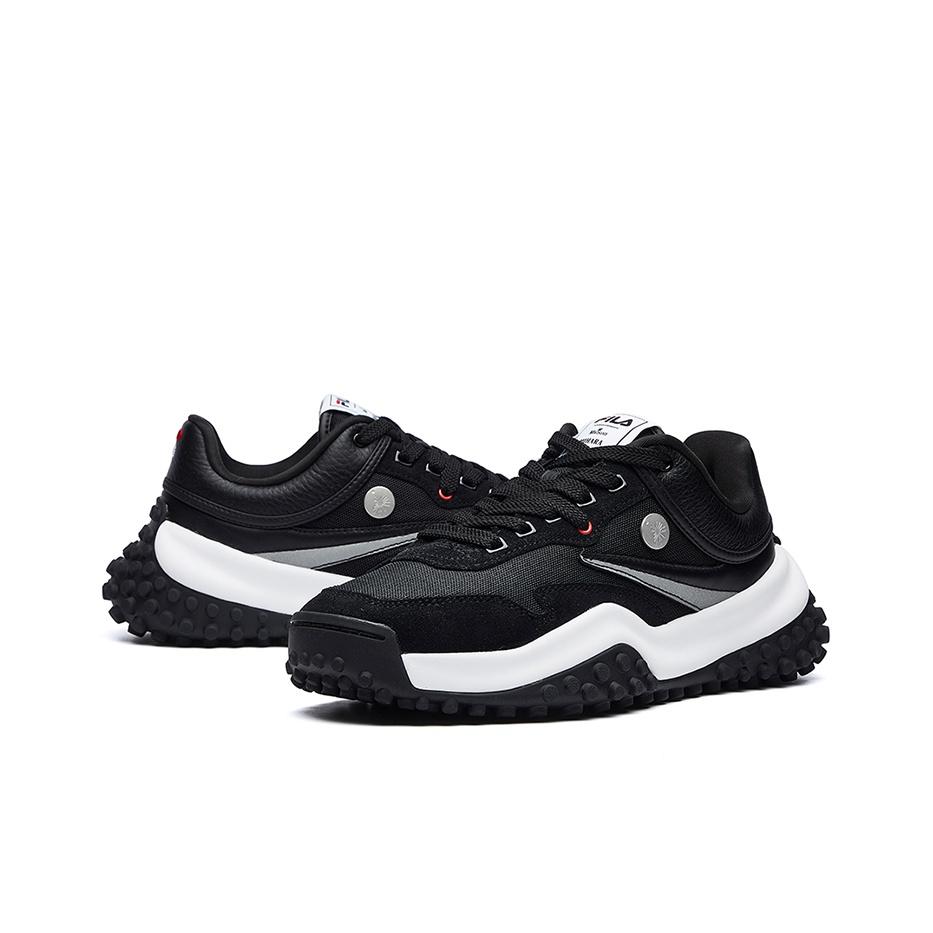 Fila Mihara Yasuhiro X T1 Кожаные Удобные Низкие Кроссовки для Папы Женские Кроссовки Черные F12W034123FBK