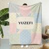 Yy-Uzefis Плед Легкий 240 г Фланелевый Мягкий Для Кожи Для Летнего Охлаждения