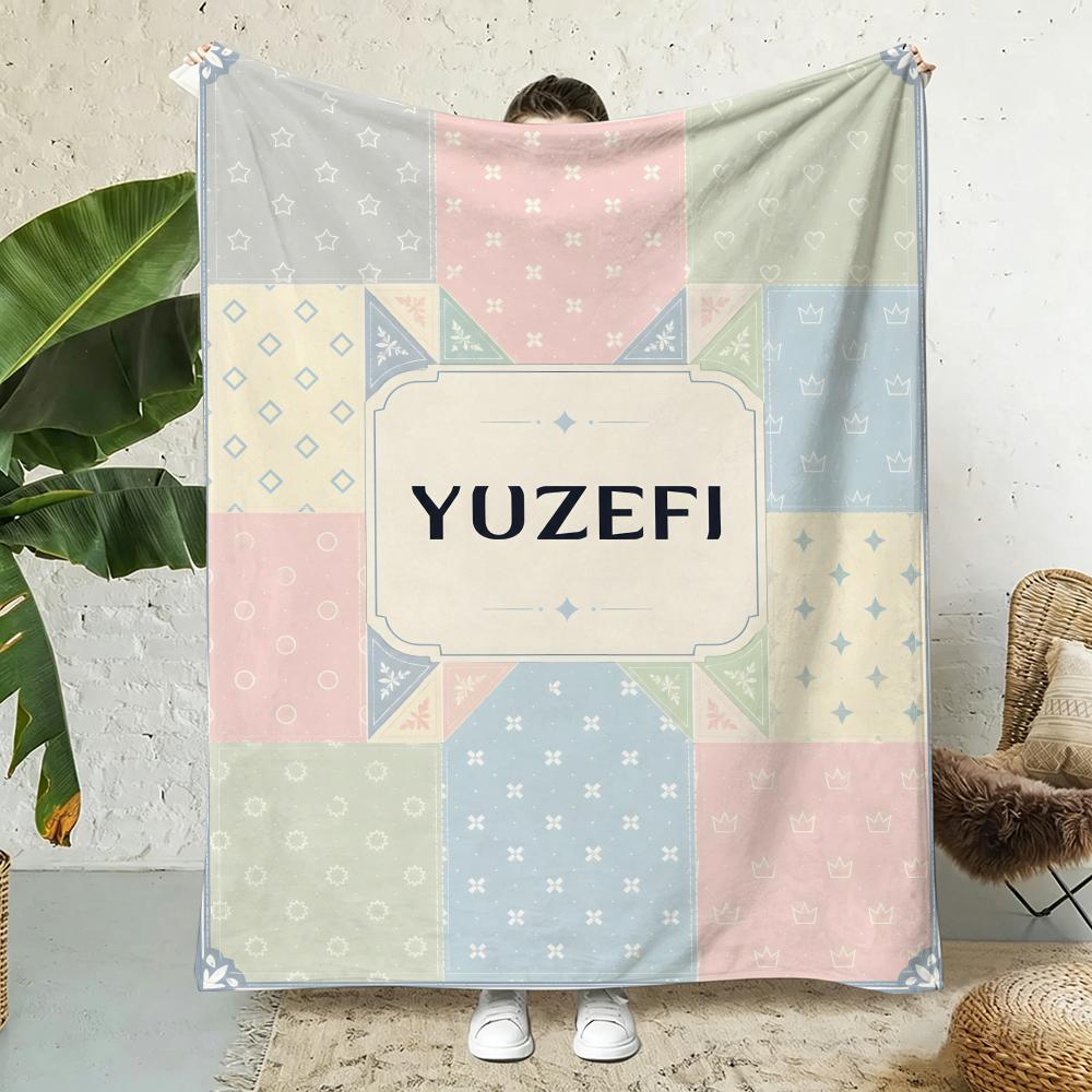 Yy-Uzefis Плед Легкий 240 г Фланелевый Мягкий Для Кожи Для Летнего Охлаждения