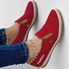 Casual Blue Shoes Ladies Fashion Solid Color Round Toe Shallow Mouth Side Zipper Flat Casual Shoes Color Shoes