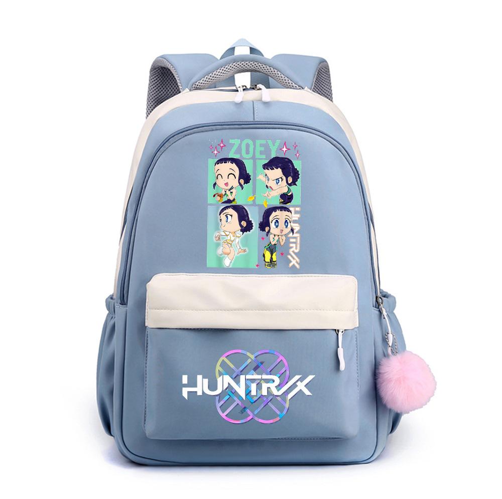Cute Anime K-Pop Printed Large Capacity Backpack for Teenger Student Girl Boy Schoolbag Bookbag Kid Gift Women Waterproof Travel Bag Mochila