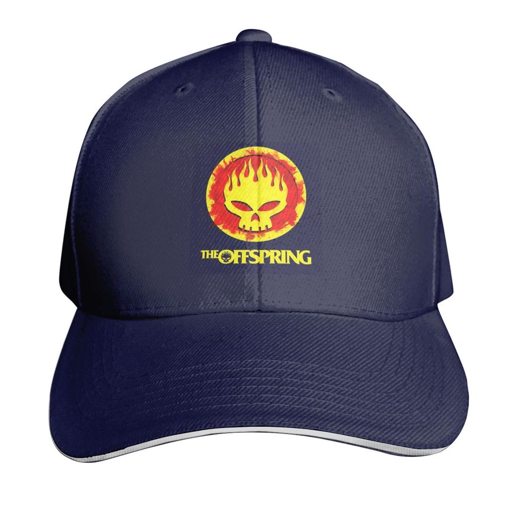 Кепка Музыкальной Группы The Offspring Модная Повседневная Бейсболка Регулируемая Кепка Хип-Хоп Летняя Унисекс Бейсболки