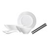 Luminarc Huairuina White Jade 8-Piece Dinnerware Set