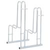 2 Bike Freestanding Bike Stand Galvanized Steel
