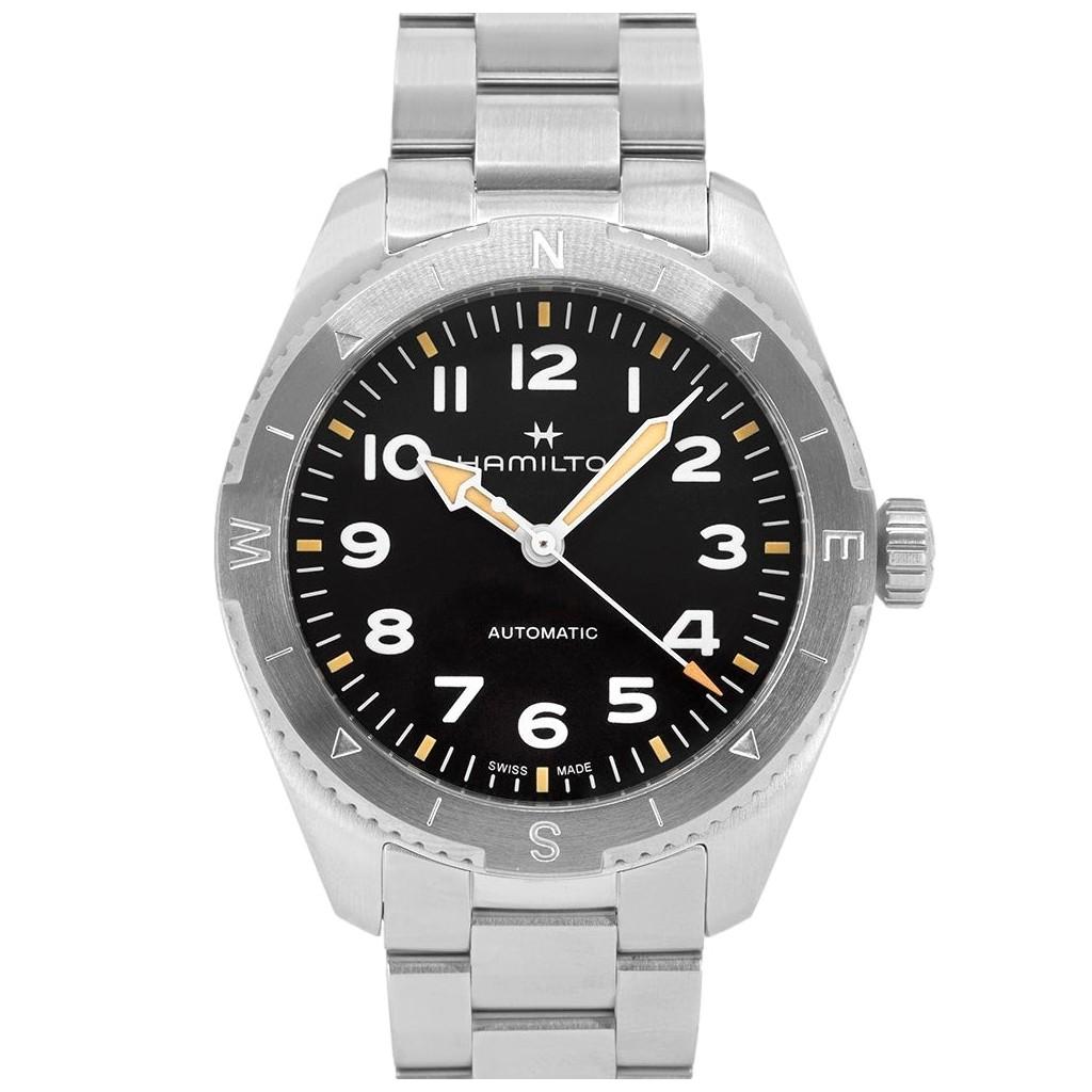 Hamilton Khaki Field Expedition Stainless Steel Black Dial Automatic H70315130 100M Men's Watch