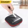 Essager Мини-сумка для наушников, цифровое зарядное устройство, сумка для хранения наушников, USB-кабель для передачи данных, USB-диск, органайзер для карт памяти, сумка для переноски