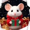 Настенный декор для рождественской вечеринки, 3D-иллюзия дыры, наклейка с мышью, отклеивается и приклеивается, водонепроницаемый ПВХ, для дома, сезонный стикер, стекло окна, праздничный