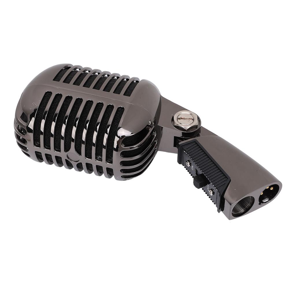 Классический ретро динамический вокальный микрофон кардиоидный цинковый сплав универсальная стойка старый винтажный динамический