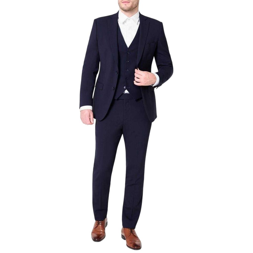 Without Prejudice Mens Italian Slim Sleeveless Waistcoat