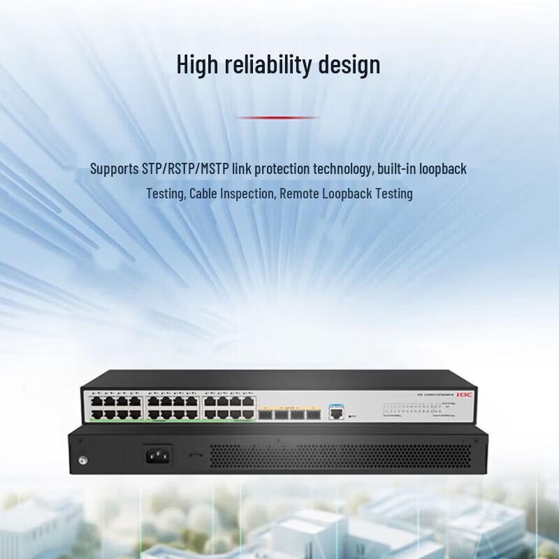 H3C S1850V3-20T4N4NS-HI 2.5G WEB Managed Switch
