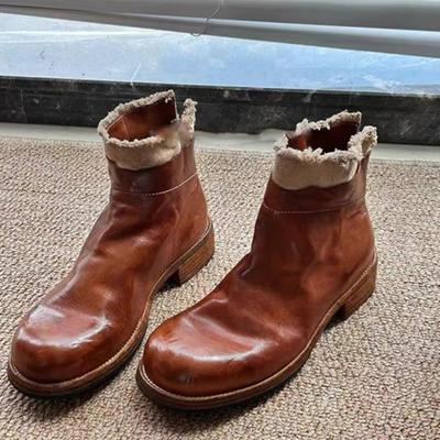 Ретро и старые вымытые ботинки Мартин из лошадиной кожи осень и зима новая британская модель универсальные короткие ботинки