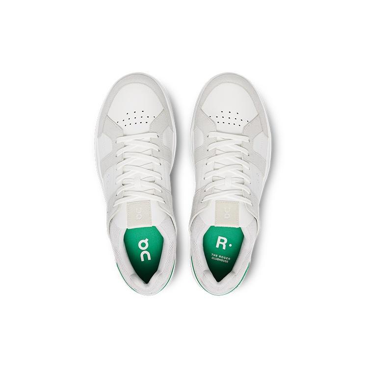On Running The Roger Clubhouse 'White Green' Men's 48.98336