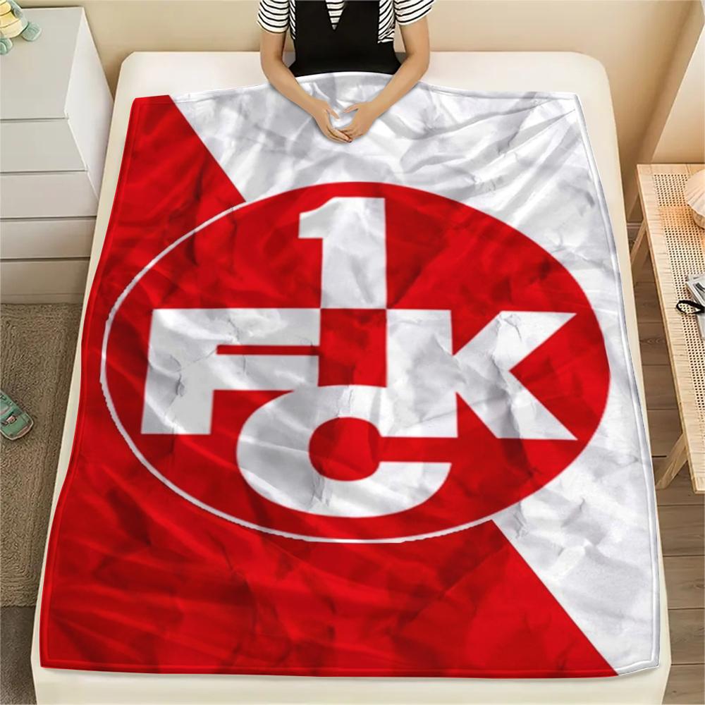 1PC Kaiserslautern Print Flannel Blanket, High quality Comfortable for All Seasons, Home Decor, Warmth and Comfort, Perfect for Christmas Gifts