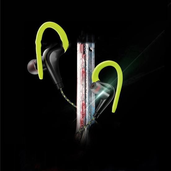 3.5mm Sport Earhook Earphone Running Headphone HiFi Stereo Bass Headset with Mic