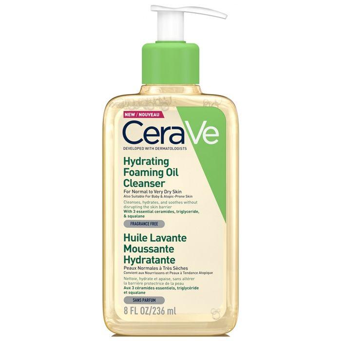 Cerave Увлажняющее пенящееся масло для умывания 236 мл Для нормальной и очень сухой кожи Кожа, склонная к атопии