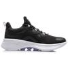 Li Ning Удобные Легкие Дышащие Низкие Беговые Кроссовки Женские Черные AREQ022-4