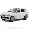New 1:32 Scale  BMW X5 Alloy Car Model Die-cast Toy Light Sound SUV 6 Doors Openable Miniature Vehicle Children's Collection Gift Pickup Ornaments
