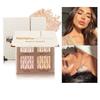 BEAUTY GLAZED - Палетка из 4 перламутровых хайлайтеров