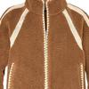 UGG Color Block Striped Zip Long Sleeve Jacket Women Jackets Brown 1161670-CHE