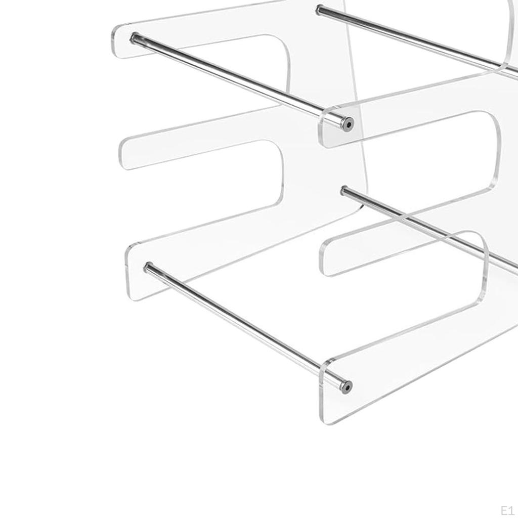 Подставка для клавиатуры, полка, акриловая, 3 яруса, устойчивая стойка для