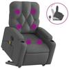 VidaXL Fauteuil de Massage Inclinable, Chaise de Relaxation avec Dossier et Repose-pied Réglables, Siège de Salon Salle de 3204723