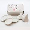 Kamidana no Sato Morishio Set, Octagonal, Small, Includes 5 Unglazed Octagonal Plates, Easy to Make Morishio, Solidifying Container, Good Luck, Protec