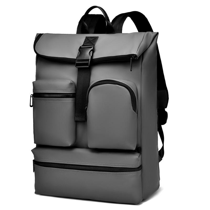 New Simple Backpack Men's Large Capacity Casual Travel Bag Computer Light Business Commuter Backpack