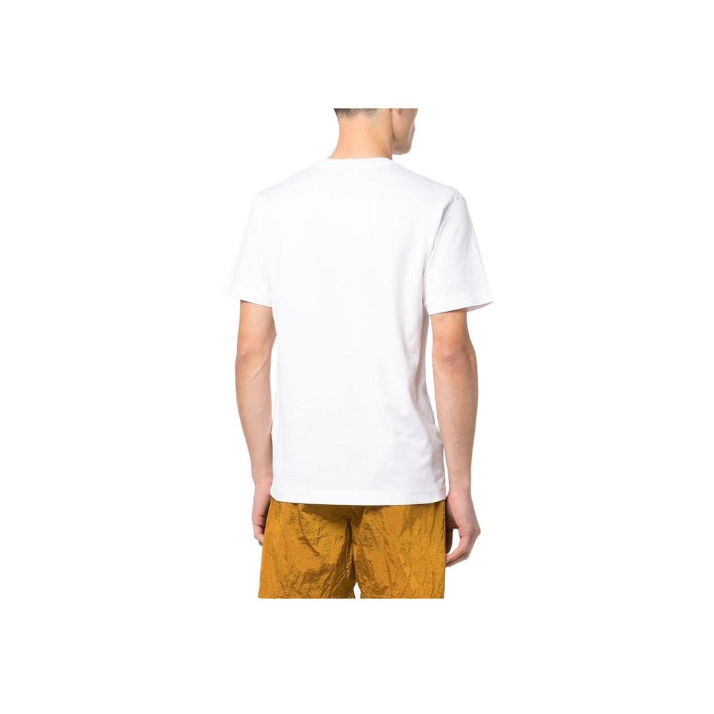 STONE ISLAND Compass Patch Logo Short-Sleeve T-Shirt White Men Tops 101524113-A0001