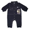 Buddy Lee Long Baby Clothes for Boys and Size 215183605 Jumpsuit-Style Coverall, Sleeve, Open-Front, Girls, Denim, 80,