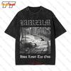 Burzum Hvis Lyset Tar Oss Винтажная Оверсайз Футболка Cq5a