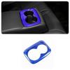 For Acura Integra -2024 Blue Glossy ABS Rear Water Cup Frame Cover Trim 1pcs