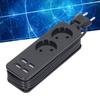 Сетевой фильтр 1200 Вт 10 А 2 круглые розетки 4 USB-порта Сетевая розетка для телефона, ноутбука