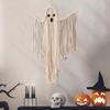 Хэллоуин Привидение Украшения Ручной работы Кисточка Привидение Белая Веревка Привидение Декор Подвесное Привидение Настенное Искусство Подарок