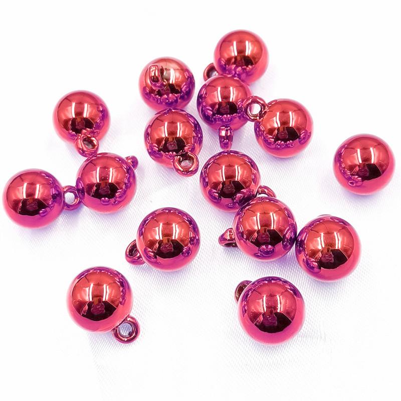 Творческий браслет, модное ожерелье своими руками, подчеркивающее отверстие для подвешивания, материалы ручной работы, металлическая текстура, 10 шт., круглые бусины, гальванизированные ювелирные аксессуары