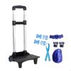 Рюкзак-тележка, набор, ручная тележка, компактная, 2 колеса с дождевиком, грузовик на колесах для