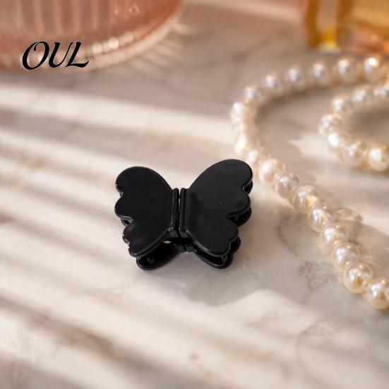 Non-slip Hair Accessories Magnetic Clips for Women Girls, Butterfly Shape Strong Hold Non Slip Colorful Claw Clips, Seamless 2-in-1 Clip Thick or Thin