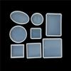 1PC Portable DIY Resin Decorative Craft Jewelry Making Mold General Square Round Silicone Mould