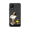 Чехол PT80 Cute Snoopy для iPhone 16 15 Plus 14 13 12 11 Pro 8 7 6S 6 SE 5S X XR XS Max Realme C30 C33 C31 9I Huawei P30 Black Sofe Cover